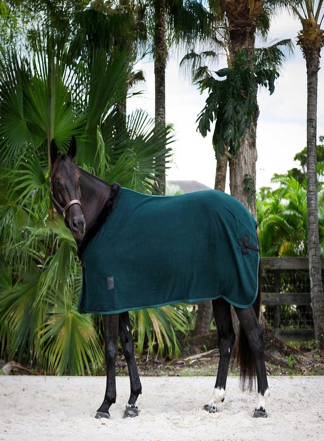 Equinavia Koselig Fleece Cooler - Deep Green - 78 in - Image 1